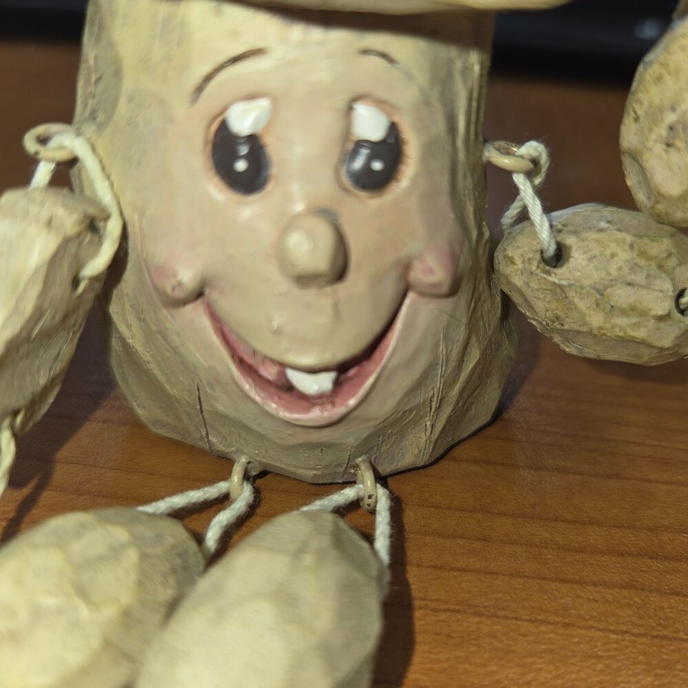 Vintage Anthropomorphic Veggie Mushroom Vegetable Shelf Sitter Figurines - Picture 3 of 3